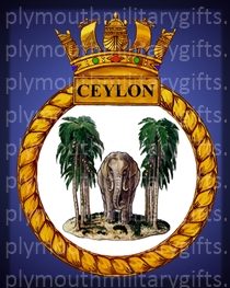 HMS Ceylon Magnet